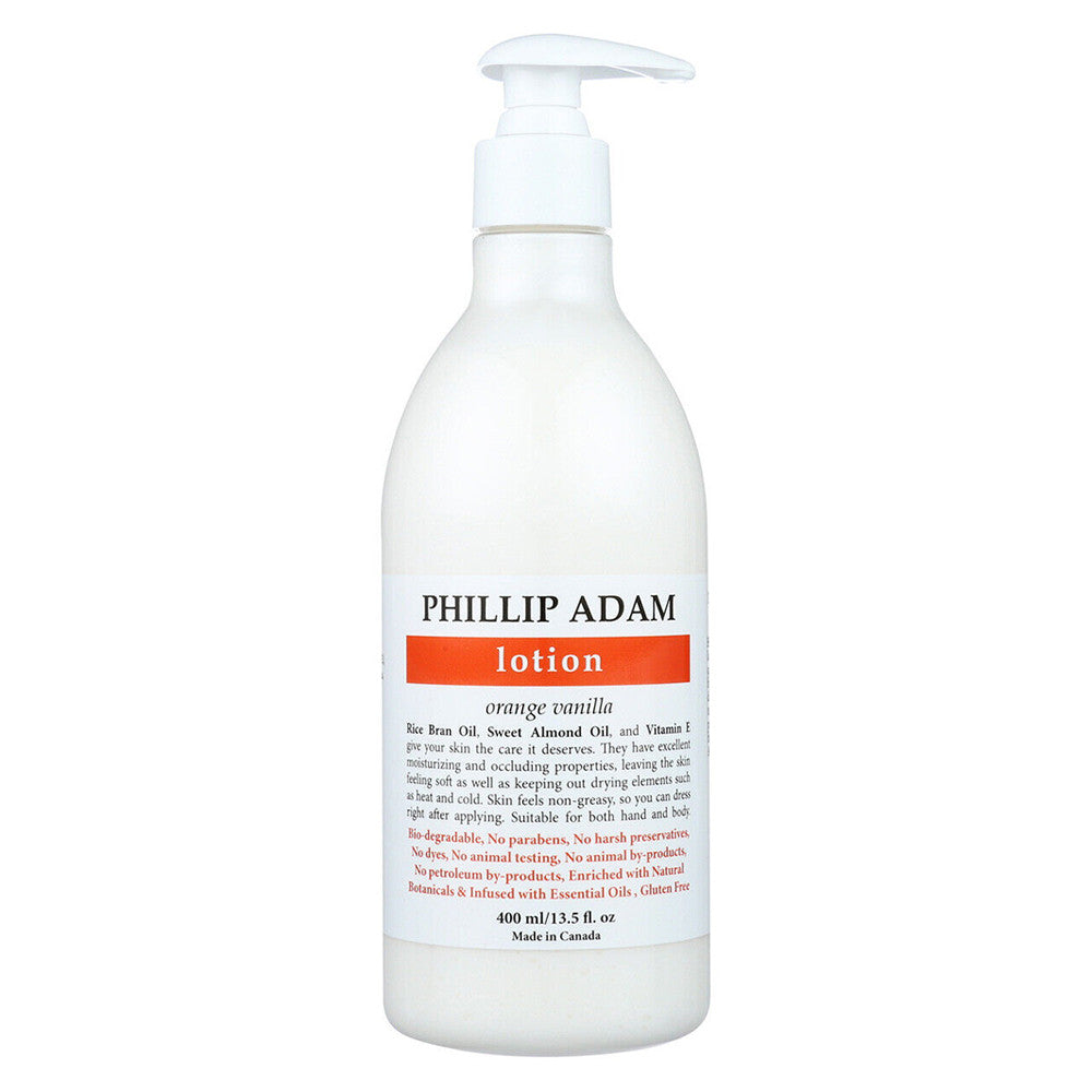 Phillip Adam Hand and Body Lotion, Orange Vanilla, 13.5 Oz